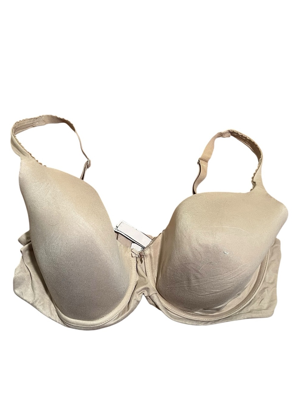 Victoria’s Secret Body by Victoria Women’s Sz 38DDD Lined Demi Bra Beige Stretch